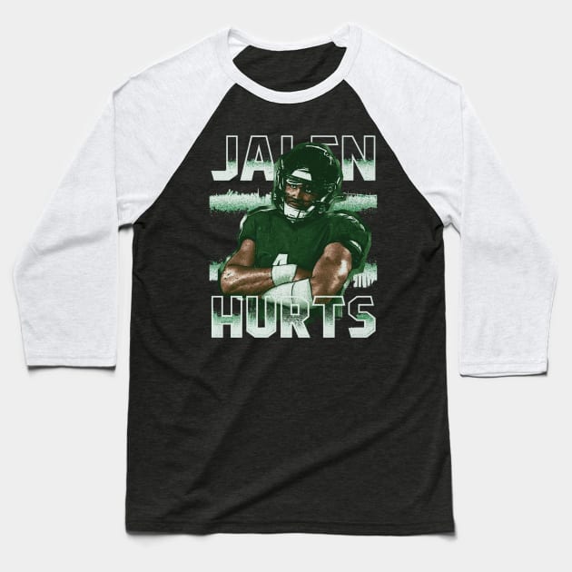 Jalen Hurts Philadelphia Pose Baseball T-Shirt by Chunta_Design